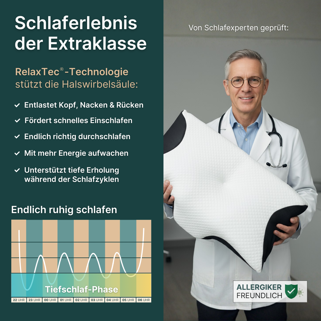 Sleeptex® - Ergonomisches Nackenkissen