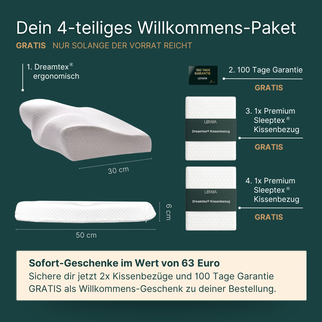 Dreamtex® - Ergonomisches Nackenkissen