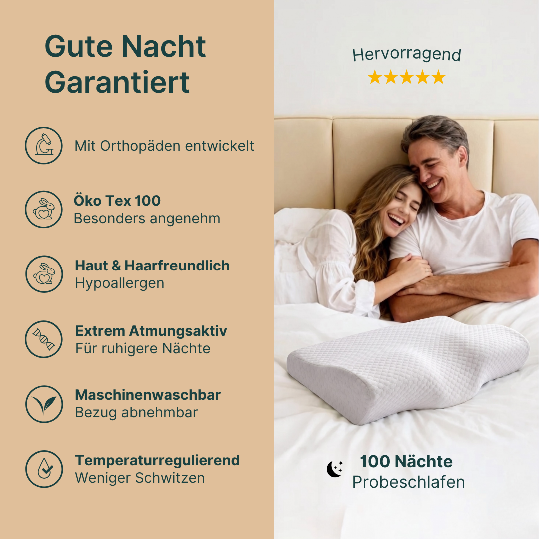 Dreamtex® - Ergonomisches Nackenkissen