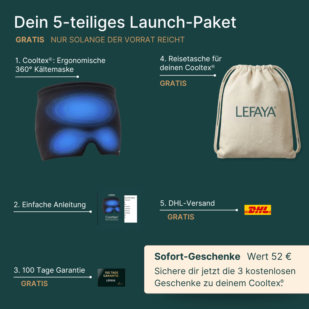 Cooltex - Ergonomische 360° Kältemaske