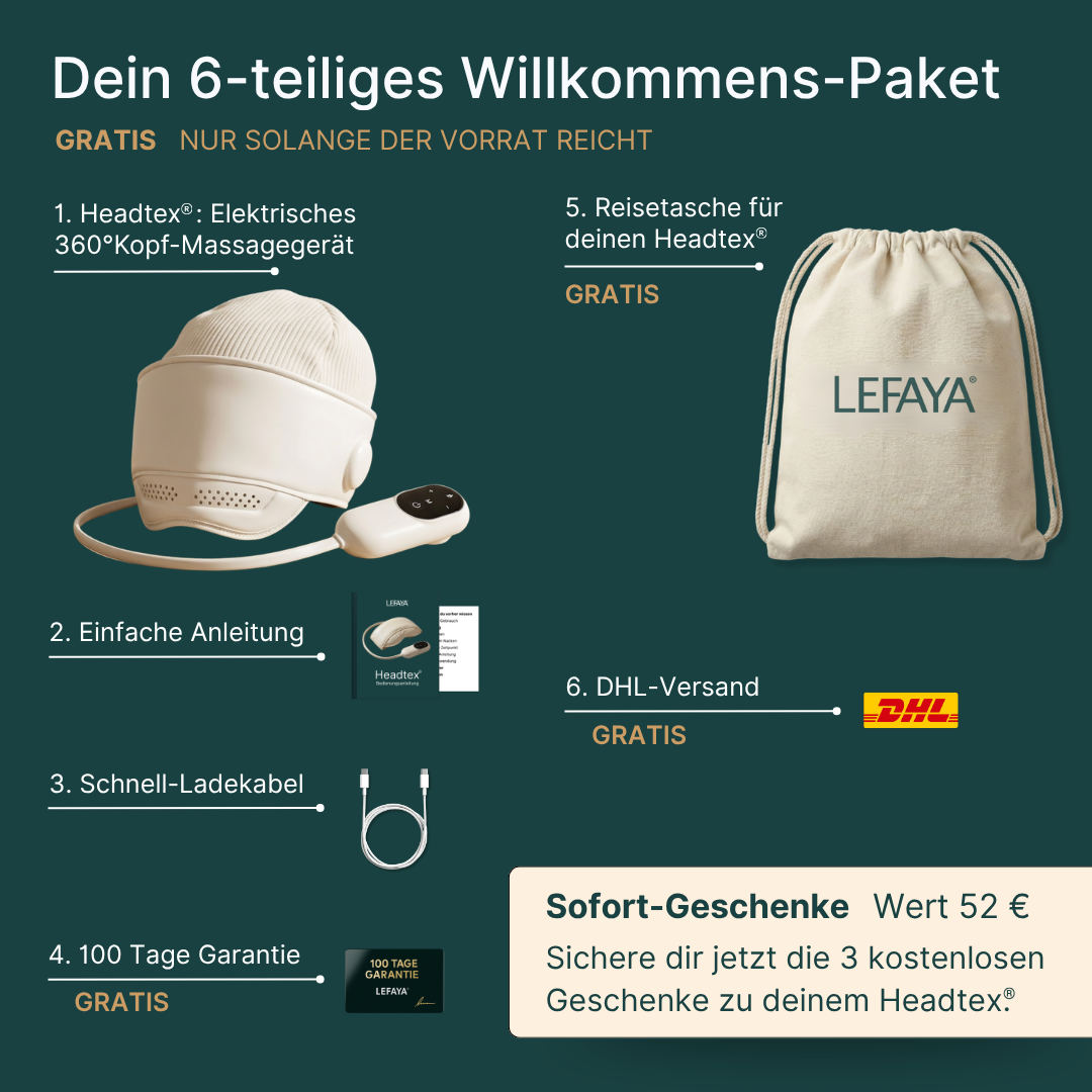 Headtex® - Elektrisches 360° Kopfmassagegerät
