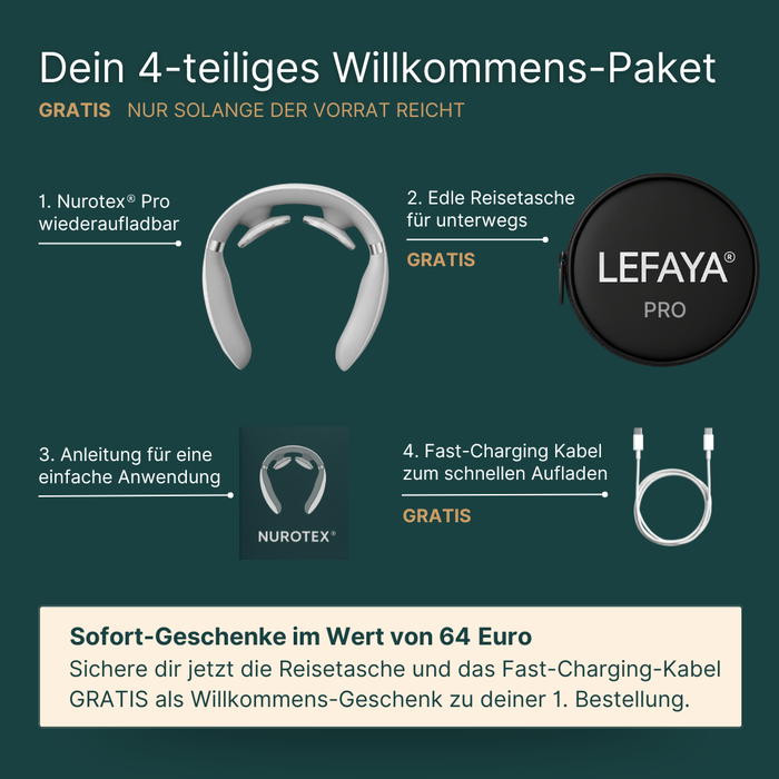Nurotex® Pro - Elektrisches Nackenmassage-Gerät